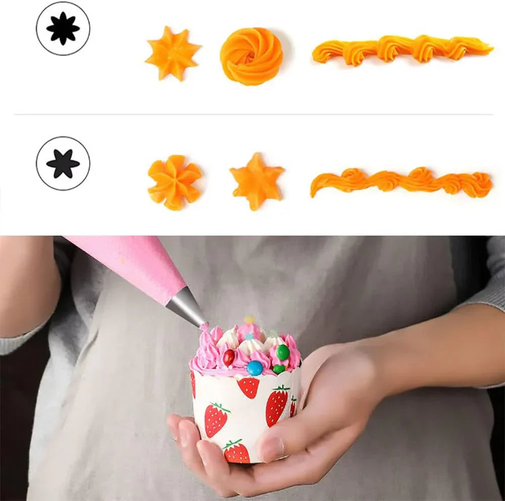 Cake Decorating Nozzles Set (36Pcs)