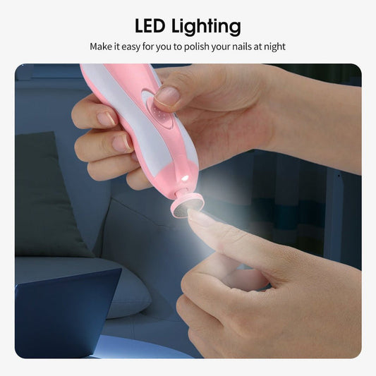 Baby Nail Clippers Safe Electric Baby Nail Trimmer, Baby Nail File Kit Born